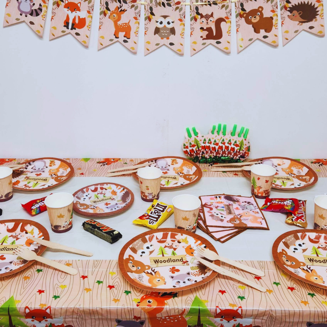 Kit de table animaux de la forêt