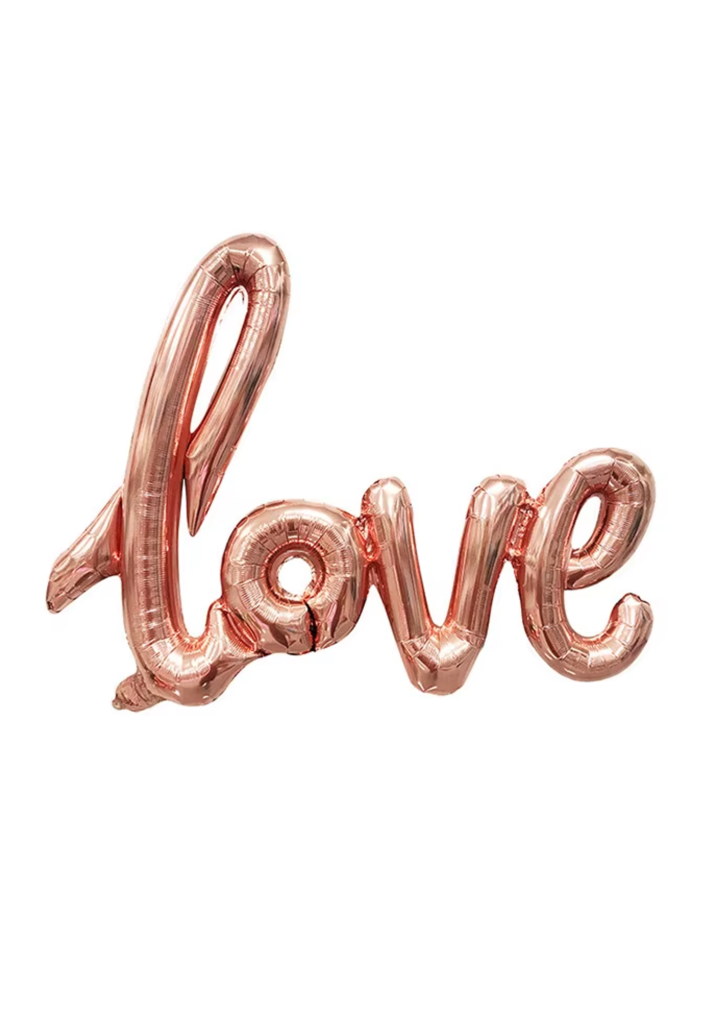 Ballon lettrage Love rose gold