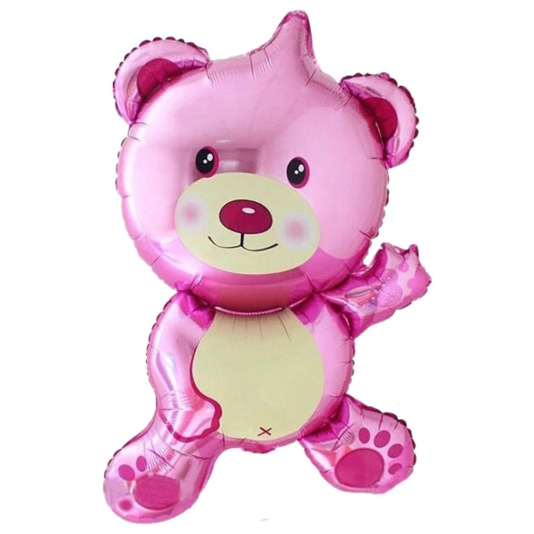 Ballon ourson rose