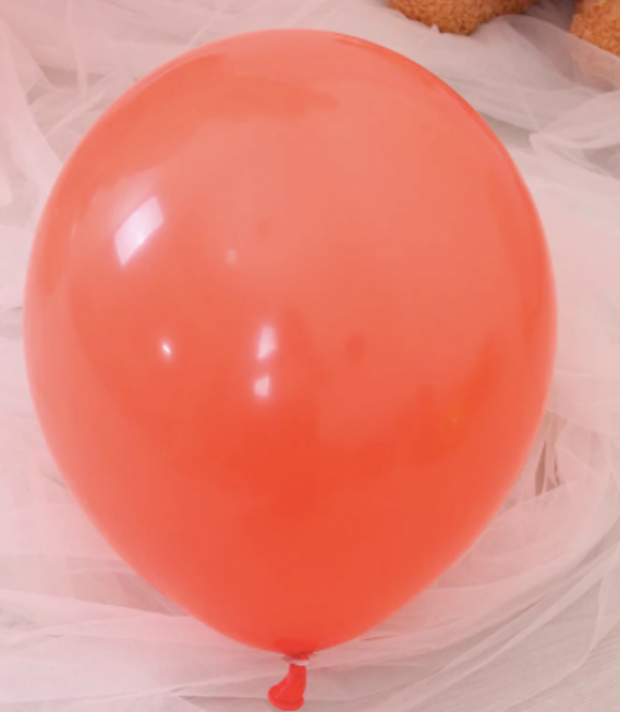 Ballon latex corail 25 cm