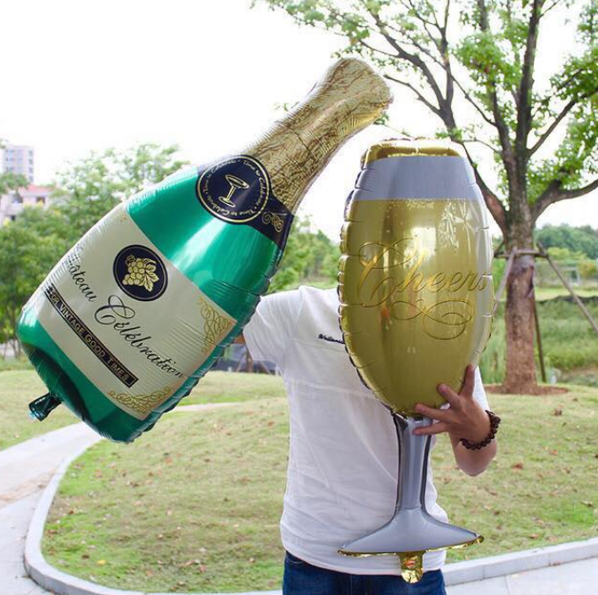 Ballon Bouteille de Champagne