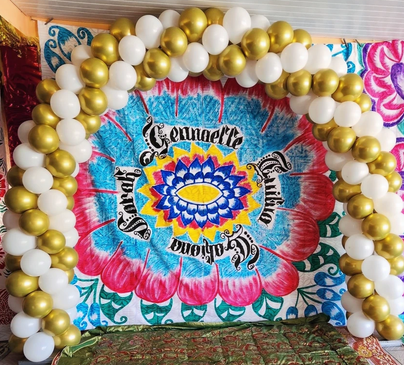 Grande arche de ballons