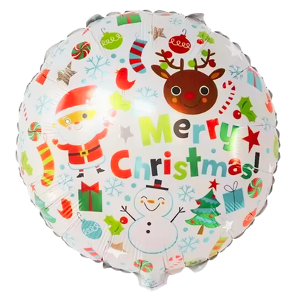 Ballon rond Noël