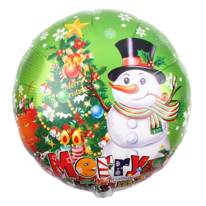 Ballon rond Noël