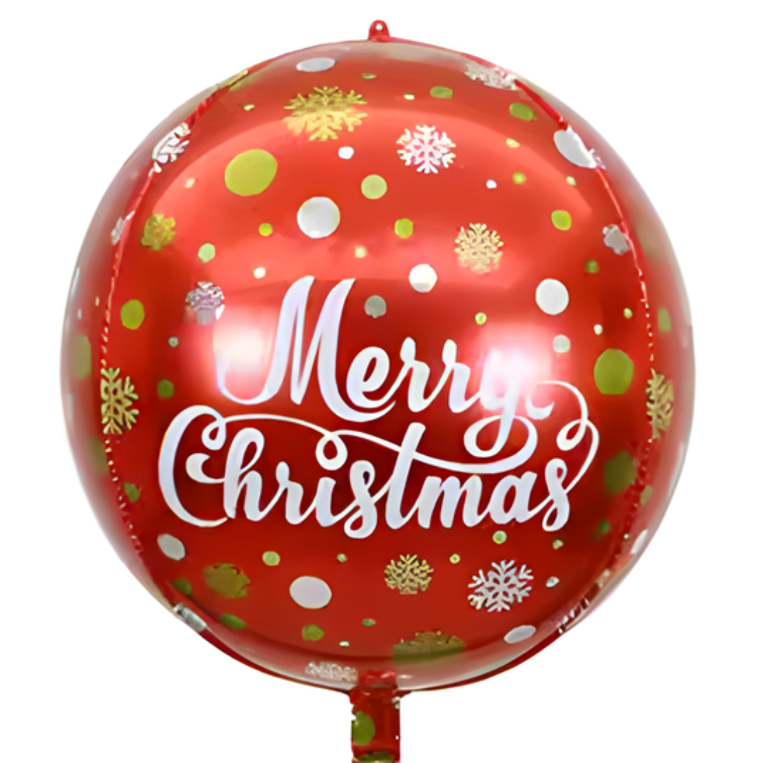 Ballon Rouge Merry Christmas