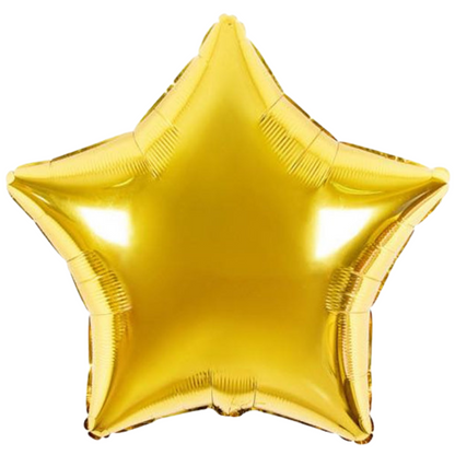 Ballon Etoile Doré / Argenté / Rose gold / Rose / Fuchsia / Bleu / Vert / Mauve / Noir