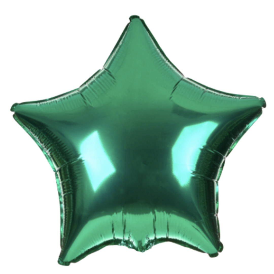 Ballon Etoile Doré / Argenté / Rose gold / Rose / Fuchsia / Bleu / Vert / Mauve / Noir