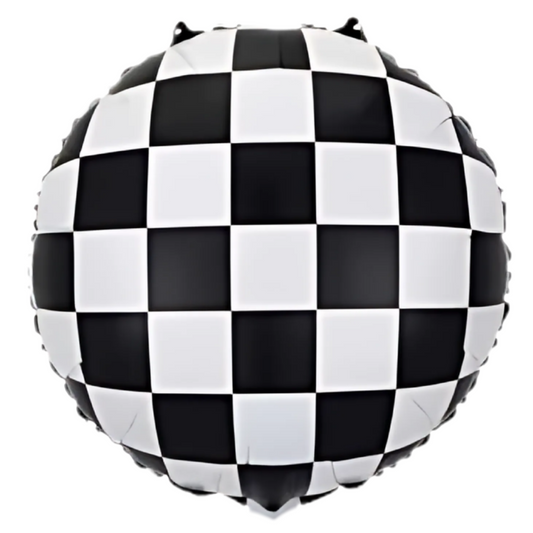 Ballon drapeau à damier