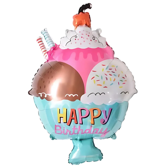 Ballon Glace happy birthday