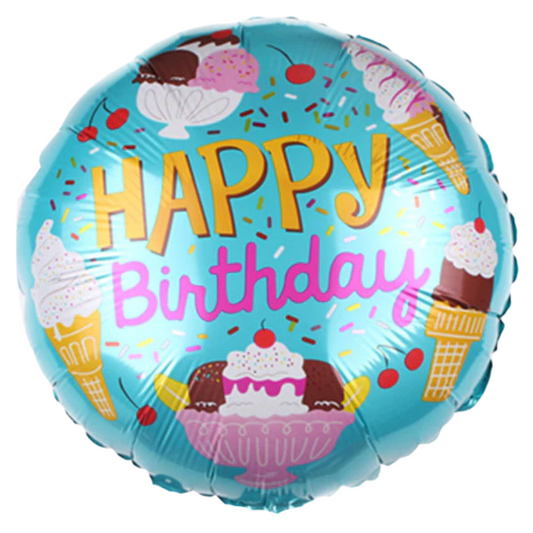 Ballon ice cream birthday