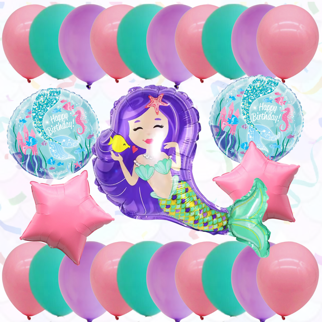Pack mermaid party
