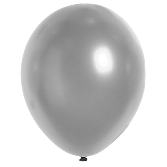Ballon argenté métallisé 25 cm