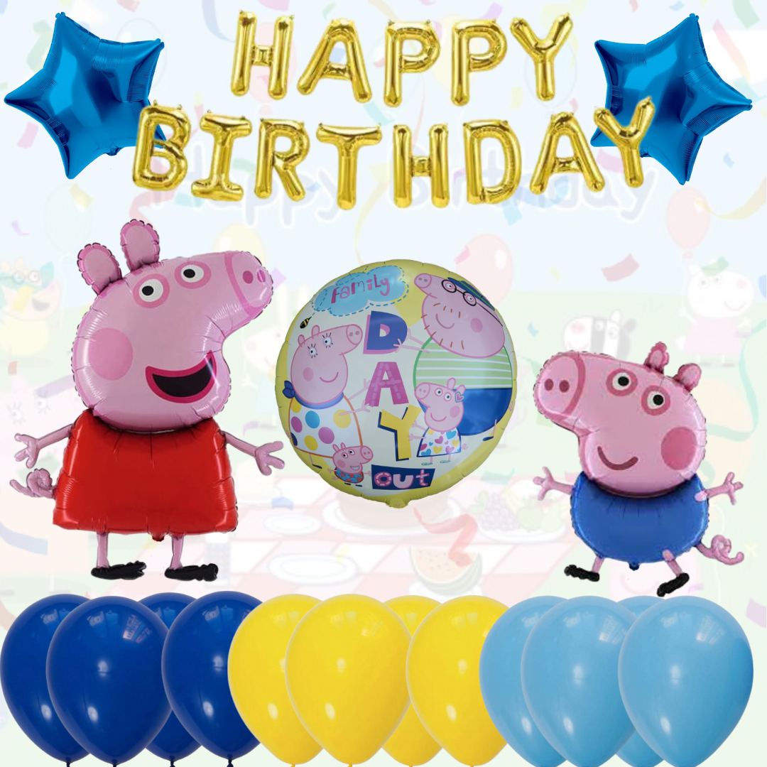 Pack Peppa Pig Bleu