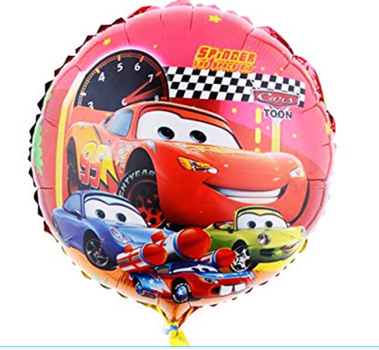 Ballon Cars rouge