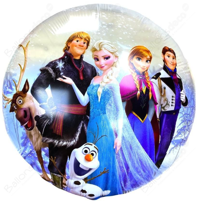 Ballon Reine des neiges 3