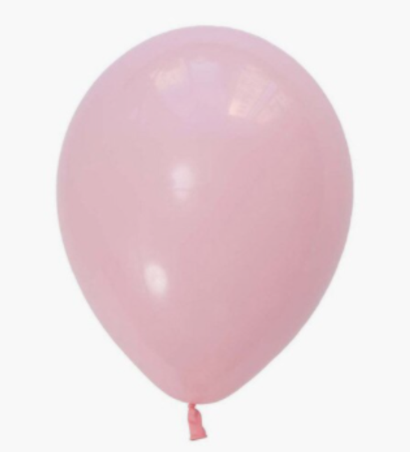 Ballon latex rose pâle 25 cm