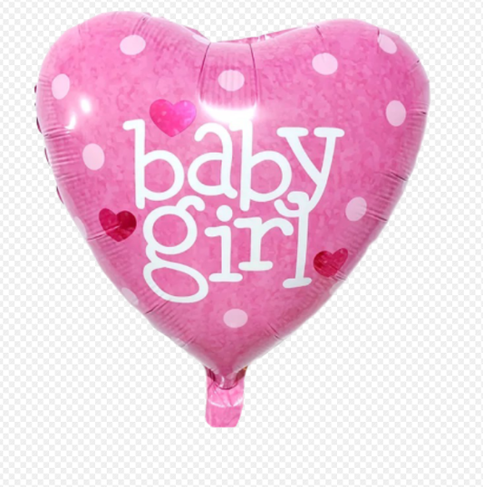 Ballon Coeur baby girl