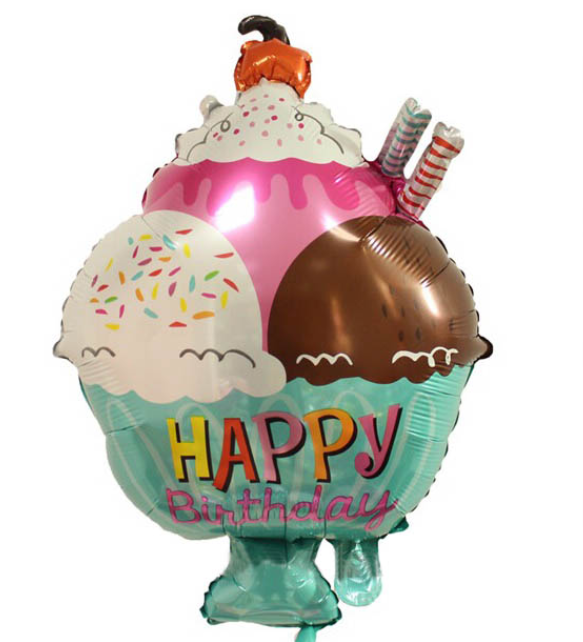 Ballon Glace happy birthday