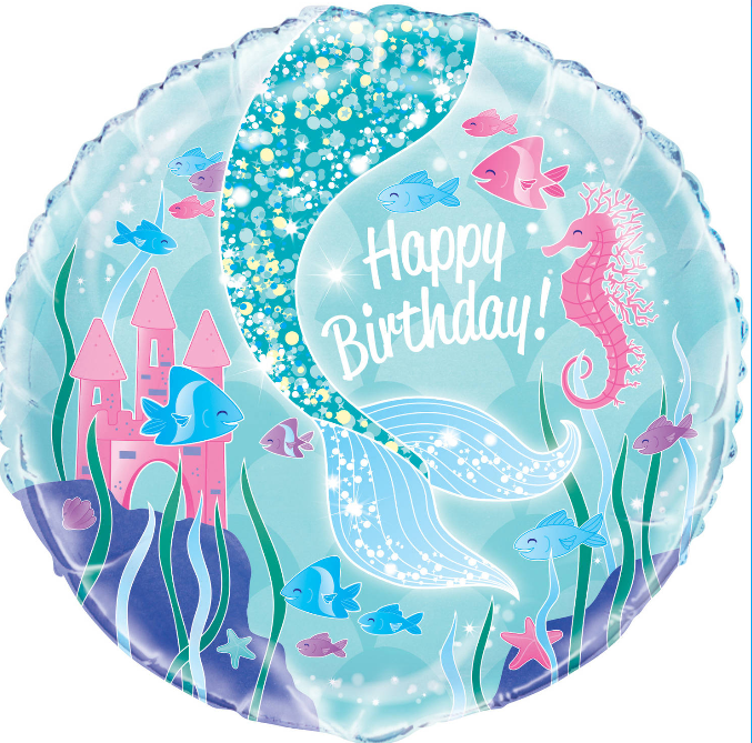 Ballon Mermaid birthday